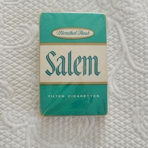 Vintage 60's Salem Menthol Fresh playing cards new in packaging